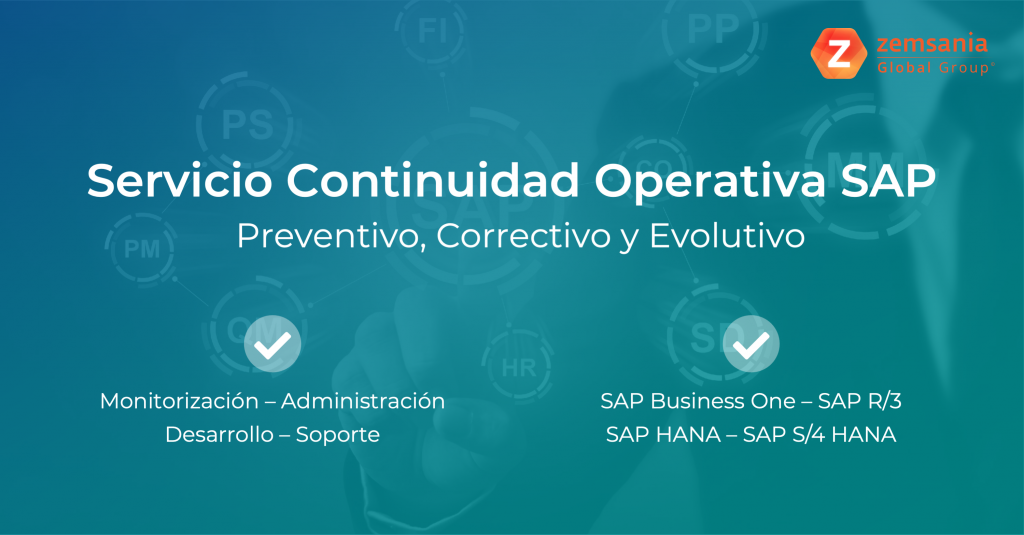 Servicio de continuidad operativa SAP