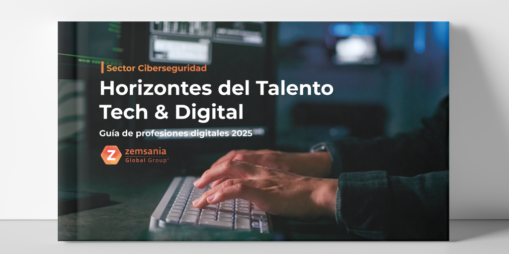 Portada Ciberseguridad mockup Guía de tendencias en el sector de ciberseguridad